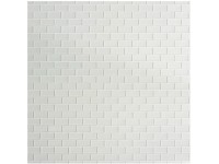 Üvegmozaik szőnyeg fehér öntapadó 30 cm x 30 cm Üvegmozaik szőnyeg fehér öntapadó 30 cm x 30 cm