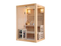 Panorama finn szauna 2 személyes 130 cm x 120 cm