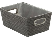 Wenko tárolókosár Chromo szürke 28 cm x 12 cm x 19,5 cm Wenko tárolókosár Chromo szürke 28 cm x 12 cm x 19,5 cm
