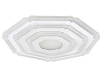 Rábalux Taneli LED Dim mennyezeti lámpa 41 W hétszög forma fehér távirányítóval