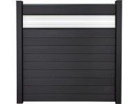 GroJaSolid ledug. kerítésren. kartonba csom. 180 x 180 cm antracitsz. 30-as üv.