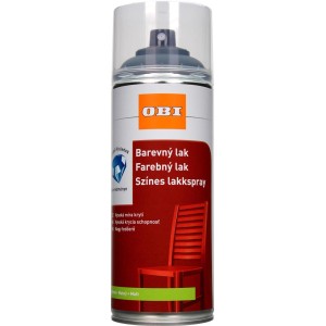 Sötétszürke OBI színes spray festékhez.