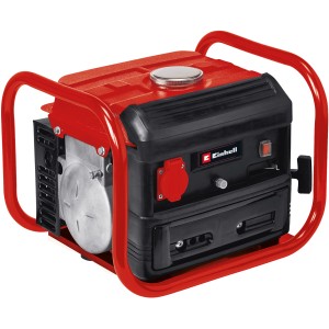 Einhell TC-PG 10 E5 benzinmotoros áramfejlesztő, piros kerettel.