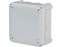 OBO elágazódoboz falon kívüli 114 mm x 114 mm szürke IP66 kapocsléccel OBO elágazódoboz falon kívüli 114 mm x 114 mm szürke IP66 kapocsléccel