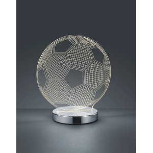 Reality LED Asztali lámpa Ball, króm, 22cm. Dekoratív labda design lámpa.