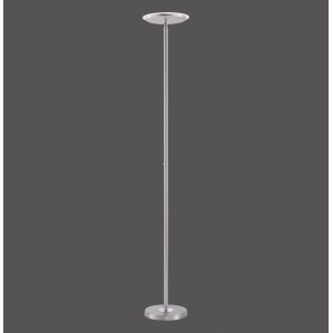 Elegáns, dimmelhető Just Light Hans acél állólámpa, 181 cm magas.