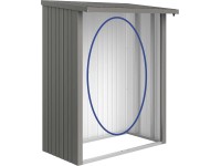 Biohort hátsó fal WoodStock 150 kandallófa-állványhoz kvarcszürke-metál Biohort hátsó fal WoodStock 150 kandallófa-állványhoz kvarcszürke-metál