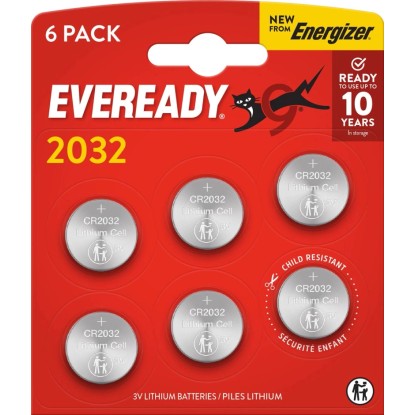 Eveready Gombelem Lítium CR2032 BP6