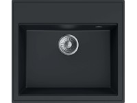 Miló beépíthető mosogató Luxuria 56 gránit kompozit fekete Miló beépíthető mosogató Luxuria 56 gránit kompozit fekete