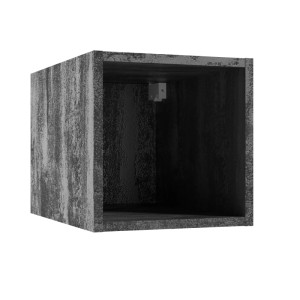 Falipolc 30 cm x 30 cm x 44 cm matt fekete