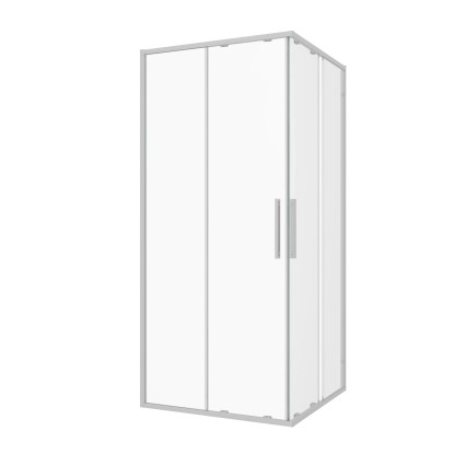 Sanoslim zuhanyajtó sarokkabinhoz 90 cm króm