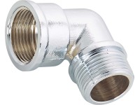 OBI menetes könyök 24,1 mm (Rp 3/4) x 26,4 mm (R 3/4) krómozott sárgaréz OBI menetes könyök 24,1 mm (Rp 3/4) x 26,4 mm (R 3/4) krómozott sárgaréz