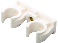 Csőrögzítő klipsz dupla 18 mm Csőrögzítő klipsz dupla 18 mm
