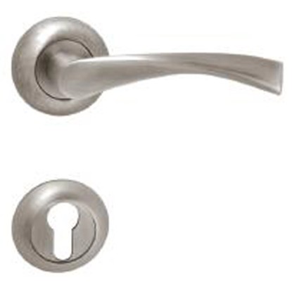 Galaxy szatén nikkel kilincs roz. toalett záras