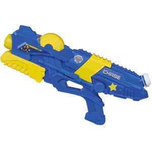 Kék Happy People Paw Patrol vízipisztoly, 42 cm, sárga részletekkel.