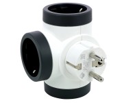 Hármas elosztó dugó földelt 16A Hármas elosztó dugó földelt 16A