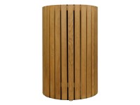 Quadra virágláda 34 cm átmérő x 50 cm Natúr festett