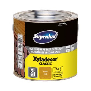 Xyladecor Classic fa lazúr fém vödörben, fenyő színben. A tartós időjárás elleni védelemért.
