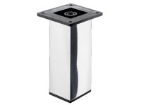 Hettich bútorláb 50 mm x 50 mm x 150 mm krómozott Hettich bútorláb 50 mm x 50 mm x 150 mm krómozott