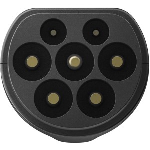 EcoFlow Adapter Delta EV X-Stream napelem rendszerekhez, 2-es típusú csatlakozó közelről.