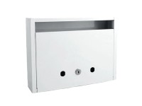 Postaláda fekvő lépcsőházi felnyíló fehér