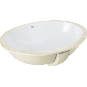 Grohe Bau Ceramic pult alá építhető mosdó, fehér, 55 cm. Beépíthető mosdó túlfolyóval.
