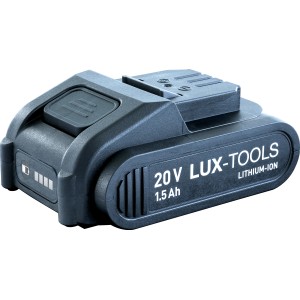 LUX Li-Ion akkumulátor AK-20Li/1,5 elektromos szerszámokhoz, 20V, 1.5Ah.