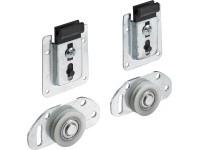 Hettich SlideLine 88 szerelőkészlet egy db 25 kg-os ajtóhoz, acél / műanyag Hettich SlideLine 88 szerelőkészlet egy db 25 kg-os ajtóhoz, acél / műanyag