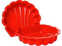 SwingKing homokozó és pancsoló kagyló piros