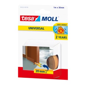 Tesa Moll Universal tömítőprofil, 1m x 38mm, ablak- és ajtótömítéshez.