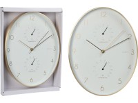 Fali óra alu keretes 35 cm