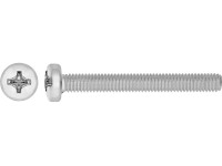 PH3 menetes csavar félkör alakú fejjel fehér horganyzott M6 x 80 mm - súlyra