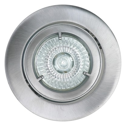 OBI halogénlámpa beltéri beépíthető lámpa szálcsiszolt alumínium