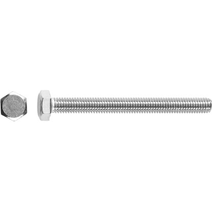 LUX Gépi csavar M8 x 80 mm, rozsdamentes acél, teljes menet, 40 darab