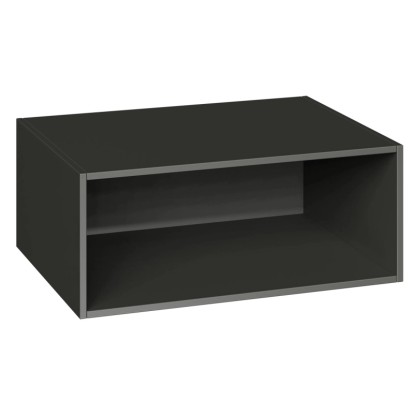 Grafit színű fali polc 75,2 cm x 32 cm x 58 cm Moduláris gardrób