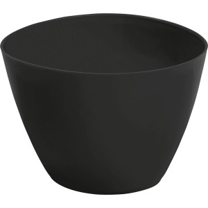 Fekete LUX gipszes pohár (Ø 125 mm) TPE-ből gipsz- és töltőanyag munkákhoz.