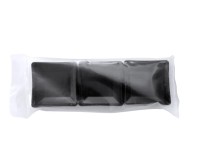 Oszlopsapka műanyag 70 mm x 70 mm 3 darabos készlet fekete