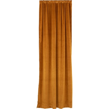 OBI függöny-szett bújtatóval 2 db 135 cm x 250 cm mustár