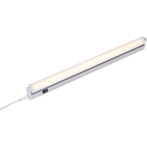 Slim-Line LED pultmegvilágító lámpa, ezüst, 13 W, kábellel és kapcsolóval.
