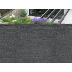 Floraworld HDPE antracit színű belátásgátló, UV- és időjárásálló.