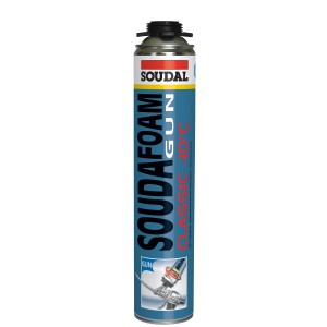 Soudal PU hab Classic 40°C pisztolyos használatra.