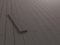 Kovalex WPC teraszpadló szálcsiszolt szürkésbarna 2,6 cm x 14,5 cm