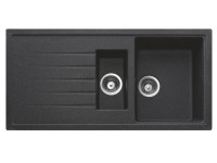 OBI Quadra Duo 100 beépíthető mosogató gránit kompozit antracit OBI Quadra Duo 100 beépíthető mosogató gránit kompozit antracit