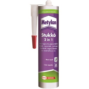 Kartus Metylan Stukkó 2in1, lila, stukkó munkákhoz és repedések kitöltéséhez.