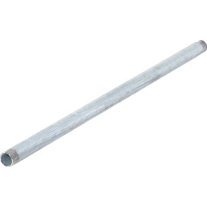 Horganyzott menetes cső, 21 mm x 800 mm, fűtési rendszerekhez.