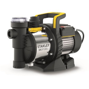 Stanley 1300 W önfelszívó szivattyú rozsdamentes acélból, fogantyúval és be/ki kapcsolóval.