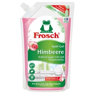 Frosch Málna mosogatószer 800ml-es gazdaságos kiszerelésben. Tisztítószer konyhába és háztartásba.