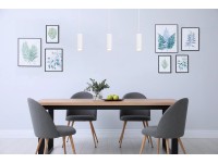 Globo Robby függőlámpa 1 izzós fehér 90 mm x 90 mm x 1200 mm