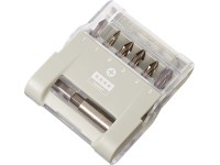 LUX Comfort torziós bitdoboz PZ csavarokhoz 7 részes LUX Comfort torziós bitdoboz PZ csavarokhoz 7 részes