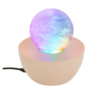 Brilo RGB asztali lámpa - többféle szín - bézs ködhatású gömb